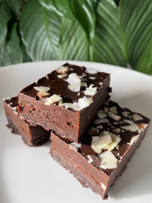 Chocolate fudge slice