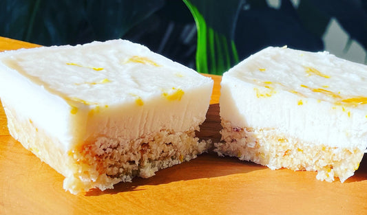 Coconut Lemon Slice (vegan 🌱)